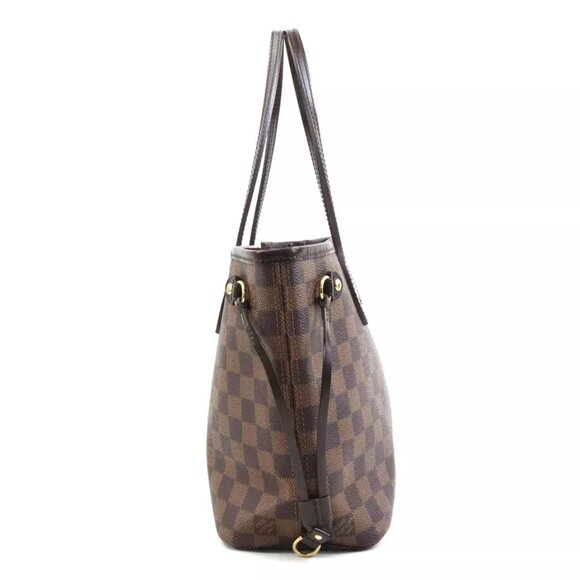 Auth LOUIS VUITTON Damier Ebene Neverfull PM Tote Bag - Picture 3 of 16